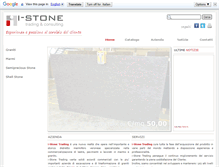 Tablet Screenshot of i-stonetrading.com